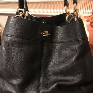 Coach Lexy Large Pebble Leather Shoulder Bag 5173